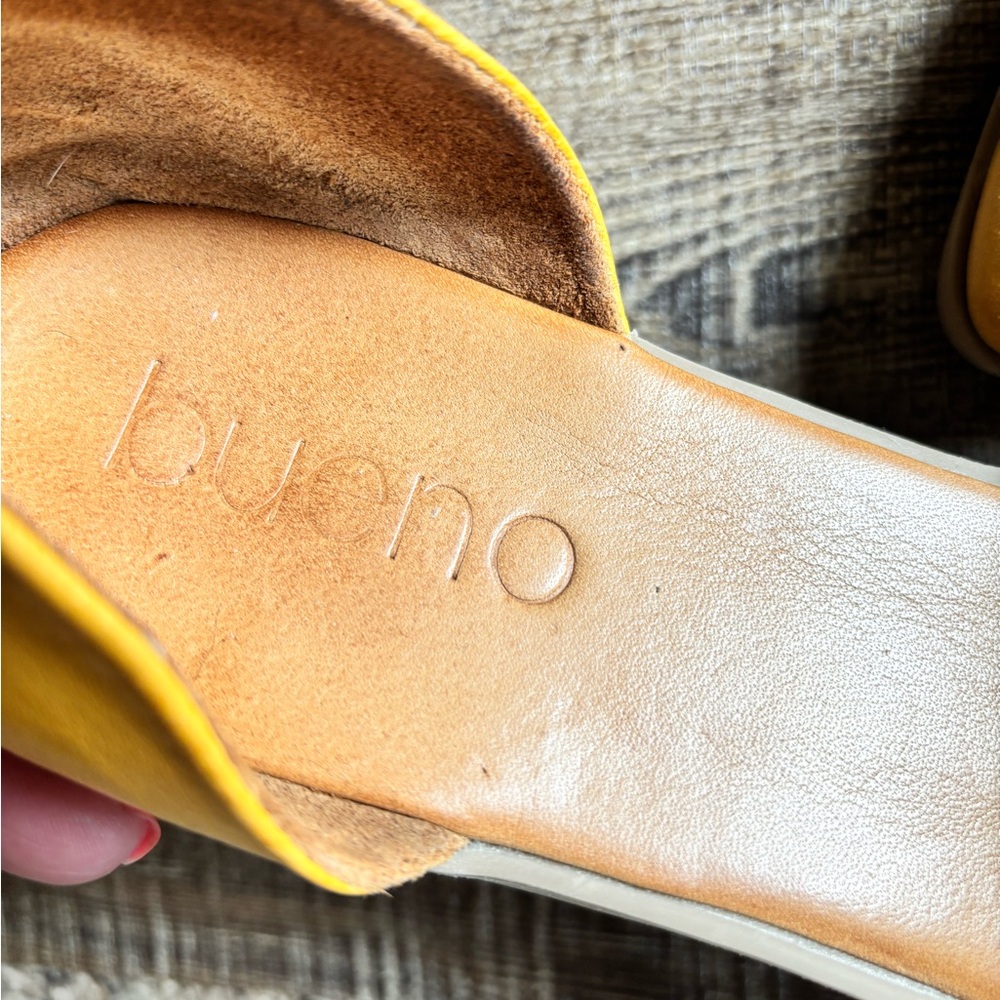 Bueno Mustard Yellow Women's Flats - Picture 2 of 3